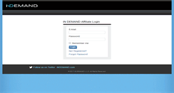 Desktop Screenshot of affiliate.indemand.com
