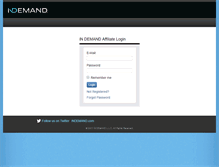 Tablet Screenshot of affiliate.indemand.com